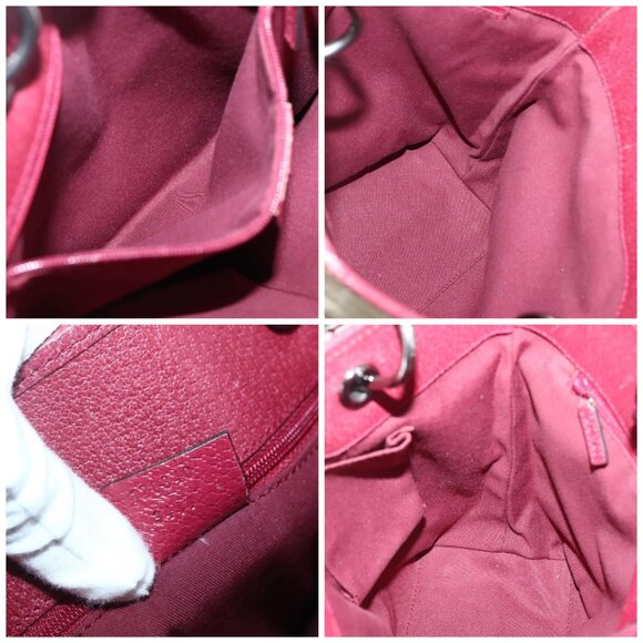 GUCCI GG Canvas Tote Bag Beige Silver 120840 - Picture 14 of 15